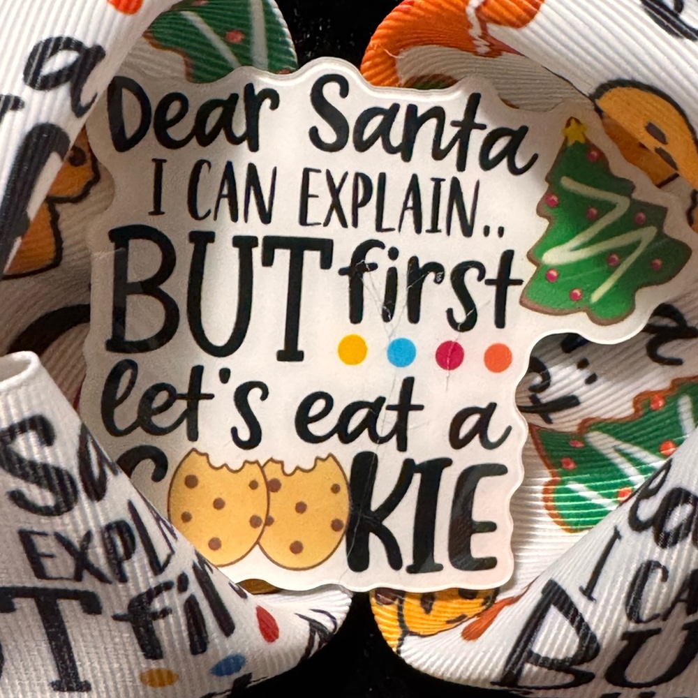 Dear Santa Bow - Picture 2 of 3